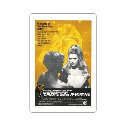 Daddy's Gone A Hunting 1969 Movie Poster STICKER Vinyl Die-Cut Decal 4 Inch - The Sticker Space
