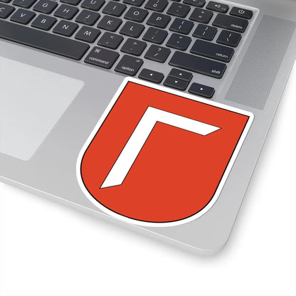 Daellikon-blazon (Switzerland) (Coat of Arms) STICKER Vinyl Kiss-Cut Decal - The Sticker Space