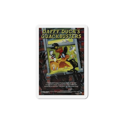 Daffy Duck's Quackbusters 1988 Movie Poster Refrigerator Magnet 4 Inch - The Sticker Space