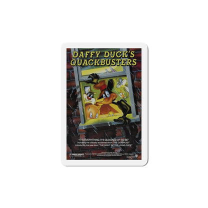 Daffy Duck's Quackbusters 1988 Movie Poster Die-Cut Magnet-5" x 5"-The Sticker Space