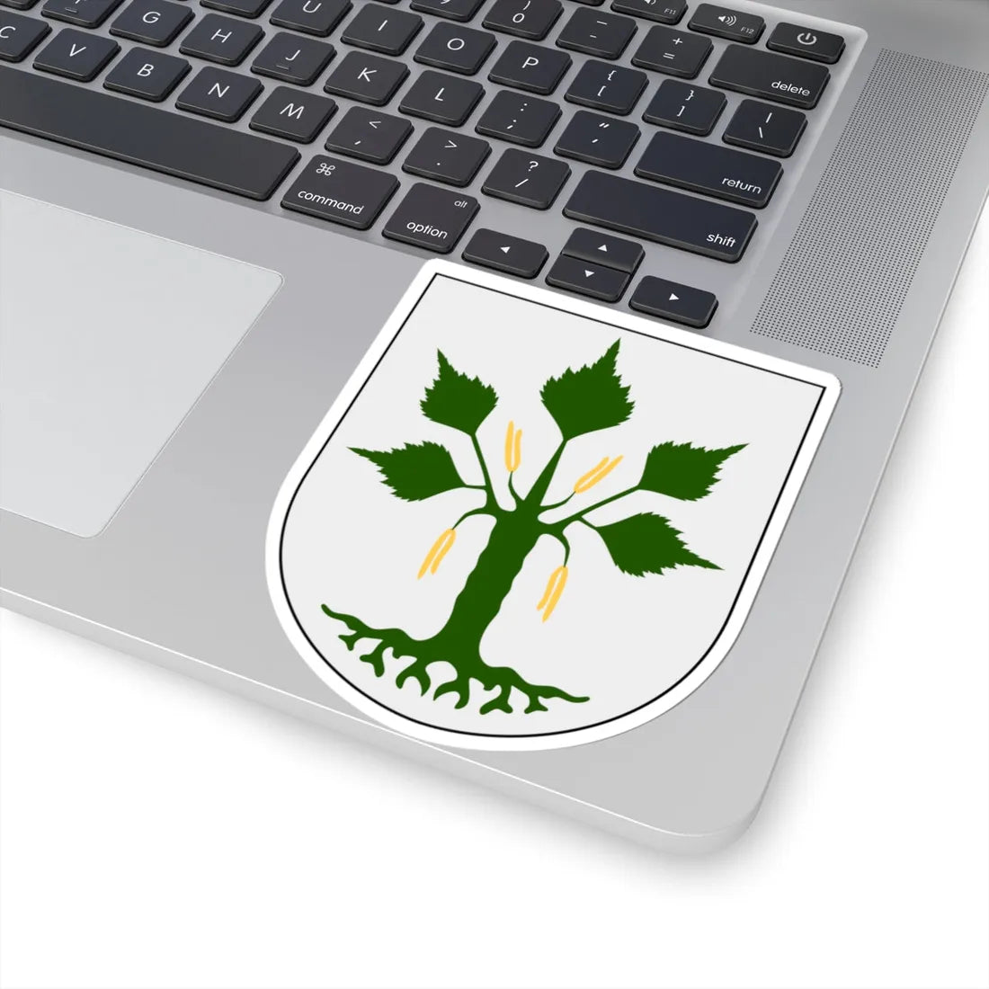 Daga vapen (Sweden) (Coat of Arms) STICKER Vinyl Kiss-Cut Decal - The Sticker Space