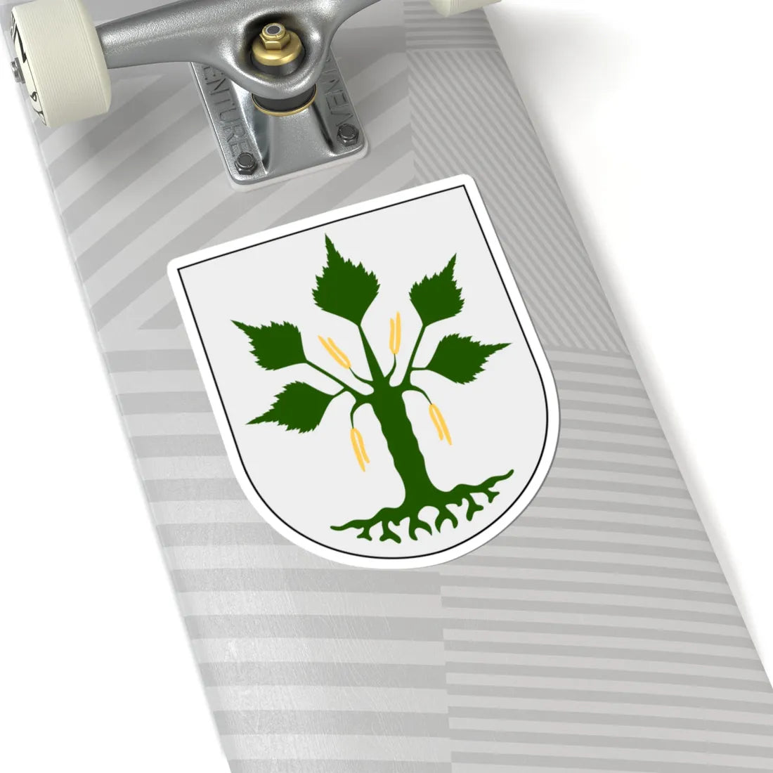 Daga vapen (Sweden) (Coat of Arms) STICKER Vinyl Kiss-Cut Decal - The Sticker Space