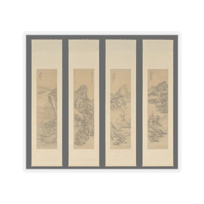 Dai Xi - Landscapes after old masters - mid-19th century v2 - STICKER Vinyl Kiss-Cut Decal