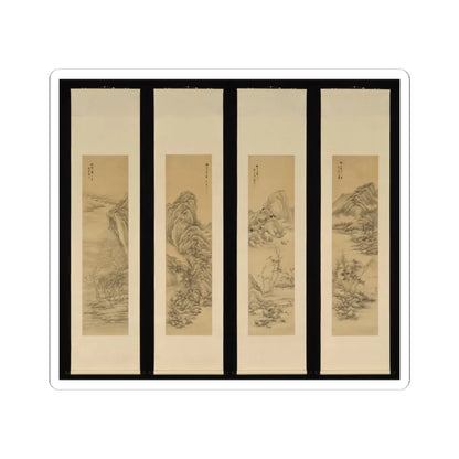 Dai Xi - Landscapes after old masters - mid-19th century v2 - STICKER Vinyl Kiss-Cut Decal