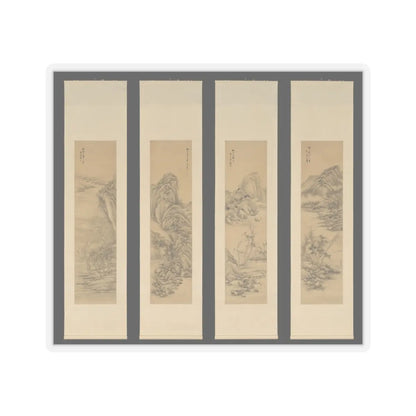 Dai Xi - Landscapes after old masters - mid-19th century v2 - STICKER Vinyl Kiss-Cut Decal