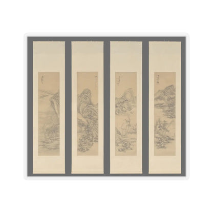 Dai Xi - Landscapes after old masters - mid-19th century v2 - STICKER Vinyl Kiss-Cut Decal
