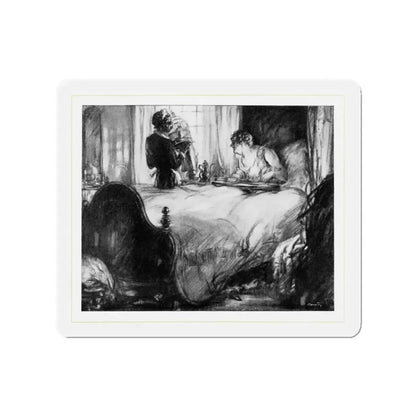 Daisy's Day (1), McCall's, February 1930 (Magazine Illustration) Refrigerator Magnet 3 Inch - The Sticker Space