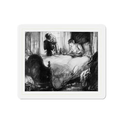 Daisy's Day (1), McCall's, February 1930 (Magazine Illustration) Refrigerator Magnet 4 Inch - The Sticker Space