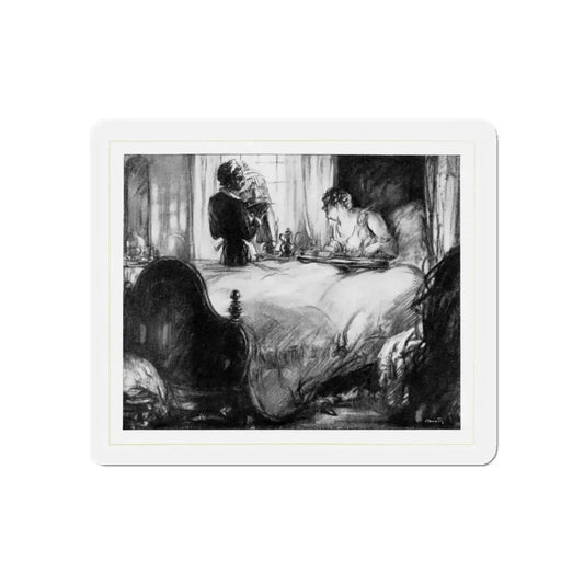 Daisy's Day (1), McCall's, February 1930 (Magazine Illustration) Refrigerator Magnet 6 Inch - The Sticker Space