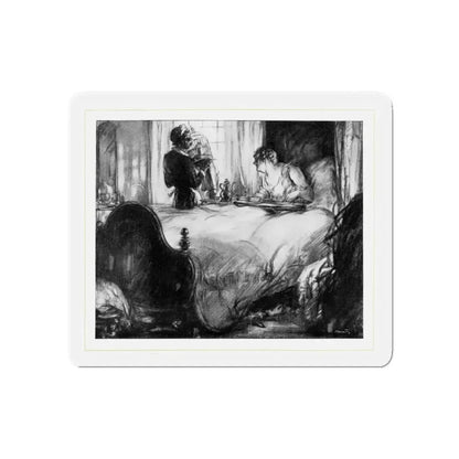 Daisy's Day (1), McCall's, February 1930 (Magazine Illustration) Refrigerator Magnet - The Sticker Space