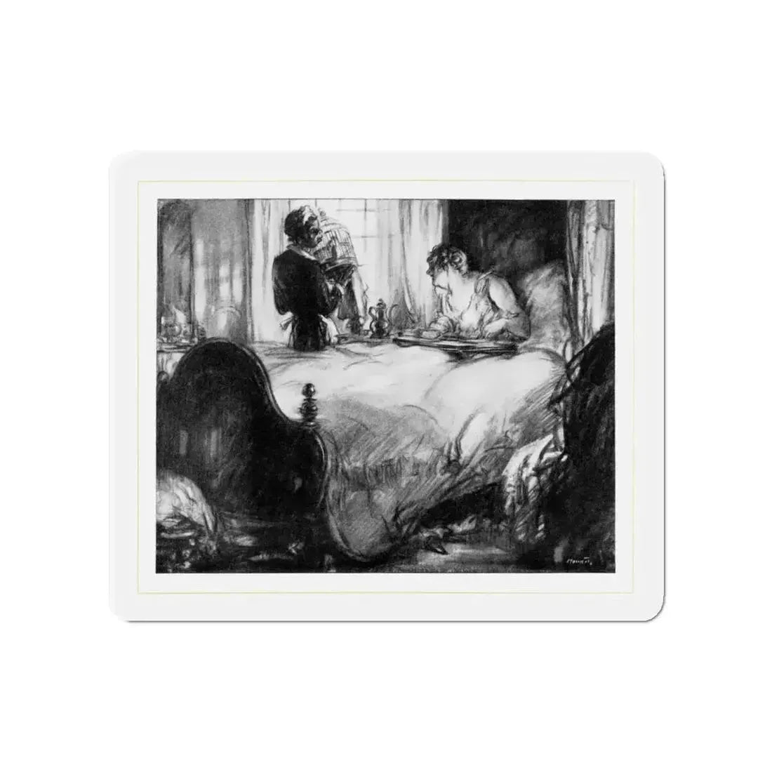 Daisy's Day (1), McCall's, February 1930 (Magazine Illustration) Refrigerator Magnet - The Sticker Space