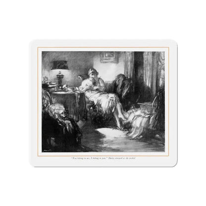 Daisy's Day (2), McCall's, February 1930 (Magazine Illustration) Refrigerator Magnet 4 Inch - The Sticker Space