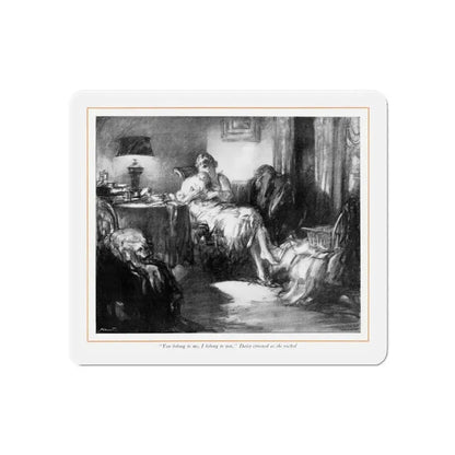 Daisy's Day (2), McCall's, February 1930 (Magazine Illustration) Refrigerator Magnet 6 Inch - The Sticker Space