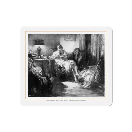 Daisy's Day (2), McCall's, February 1930 (Magazine Illustration) Refrigerator Magnet 6 Inch - The Sticker Space