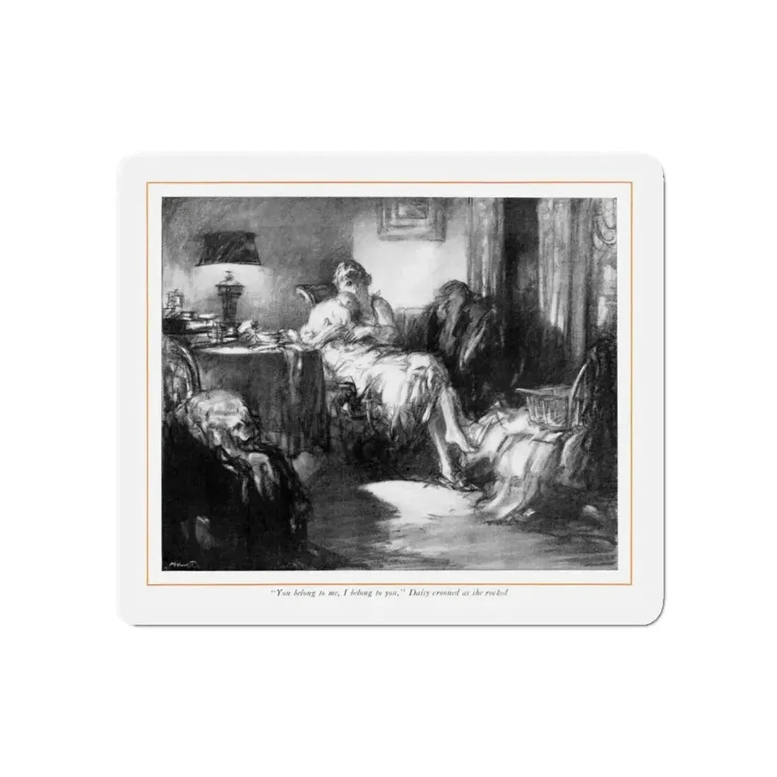 Daisy's Day (2), McCall's, February 1930 (Magazine Illustration) Refrigerator Magnet - The Sticker Space