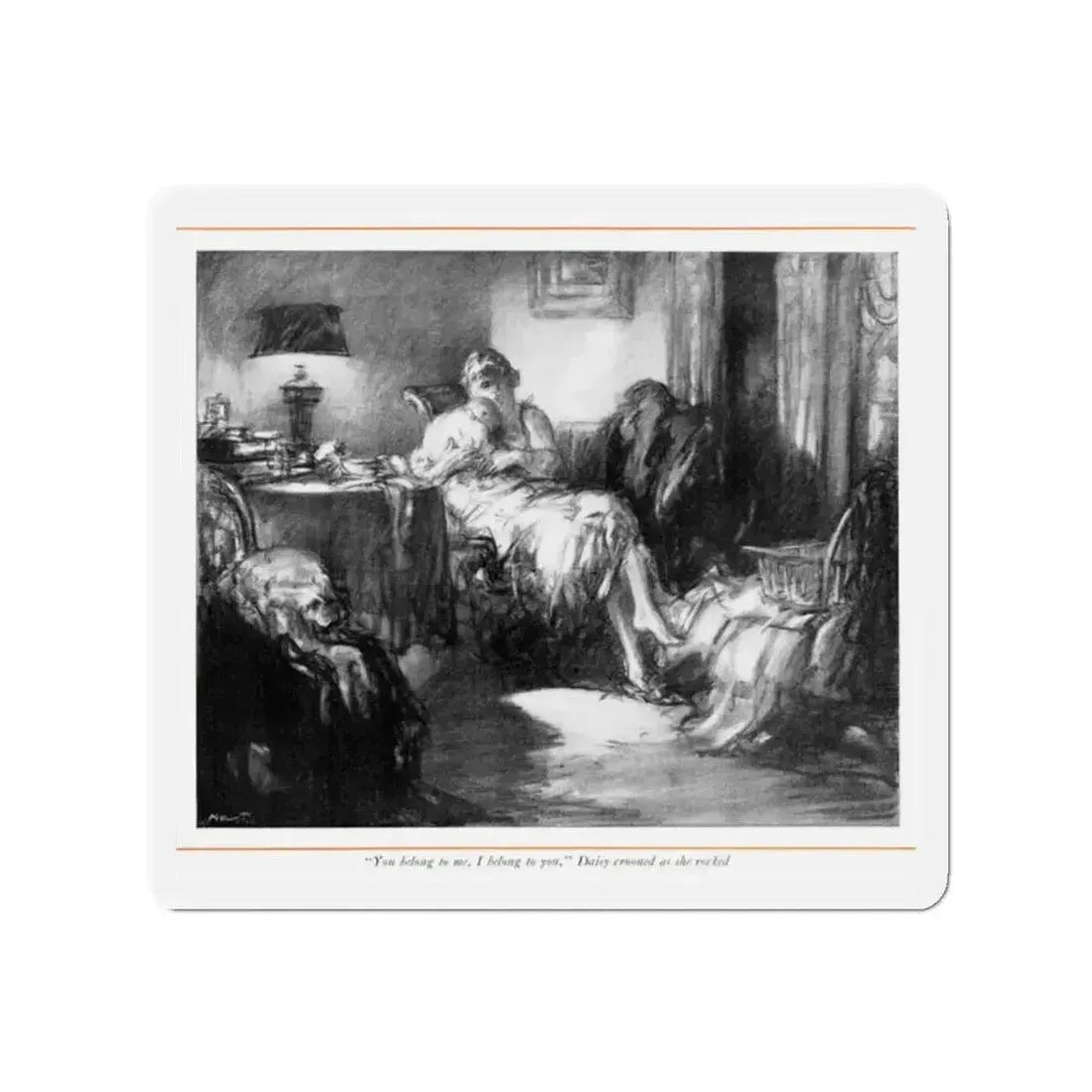 Daisy's Day (2), McCall's, February 1930 (Magazine Illustration) Refrigerator Magnet - The Sticker Space