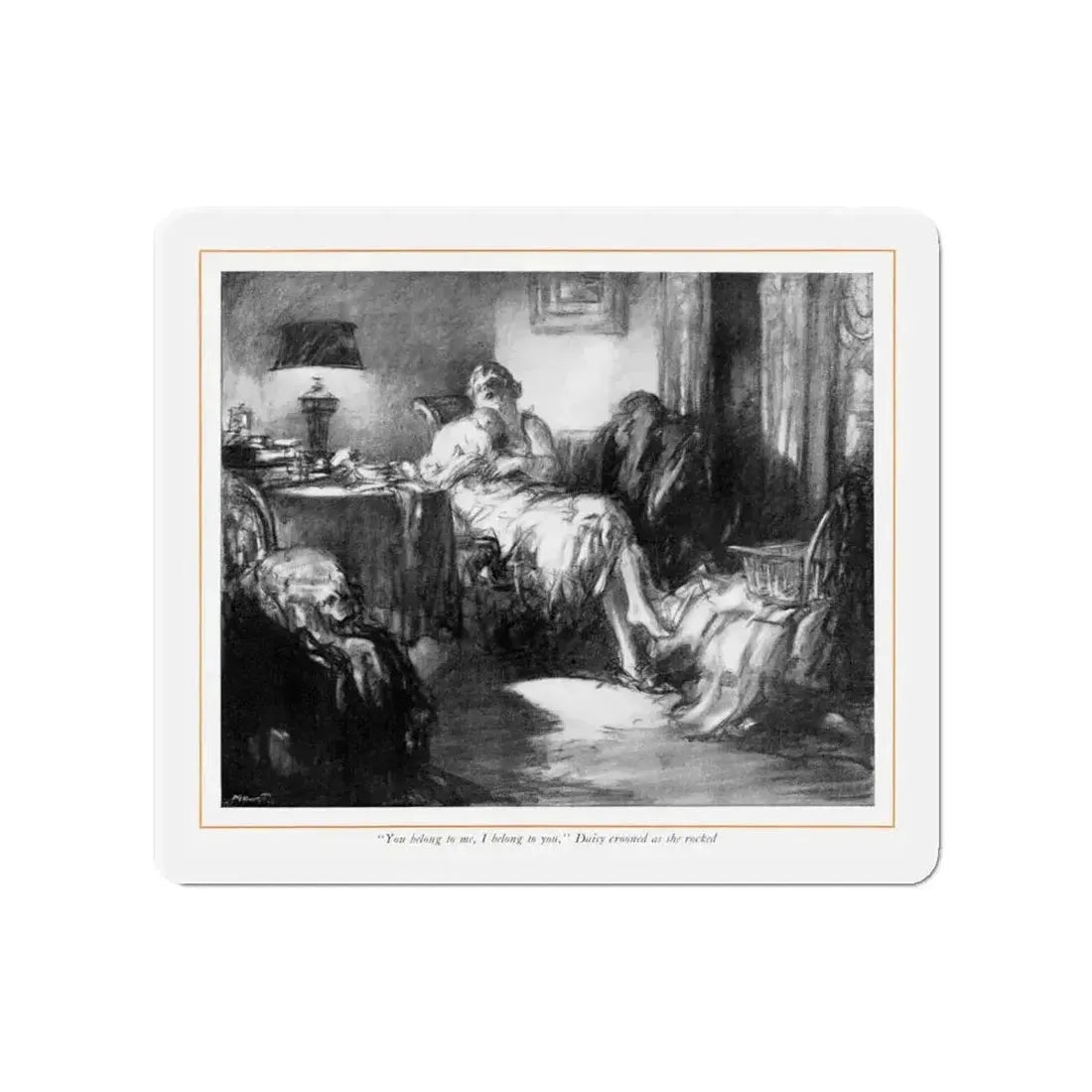 Daisy's Day (2), McCall's, February 1930 (Magazine Illustration) Refrigerator Magnet - The Sticker Space