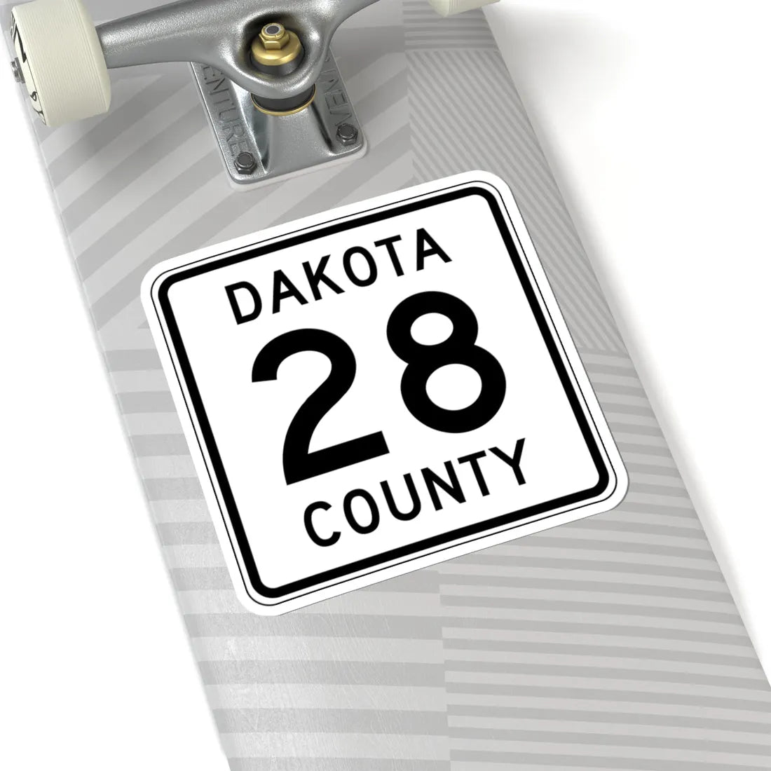 Dakota County 28 MN (Minnesota) (Road Sign) STICKER Vinyl Kiss-Cut Decal - The Sticker Space