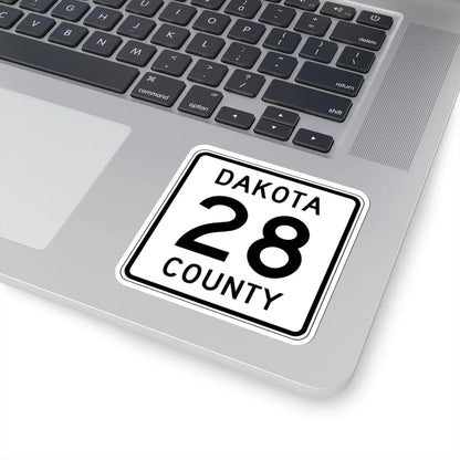 Dakota County 28 MN (Minnesota) (Road Sign) STICKER Vinyl Kiss-Cut Decal - The Sticker Space