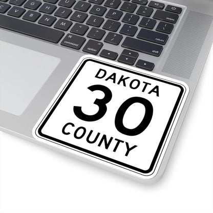 Dakota County 30 MN (Minnesota) (Road Sign) STICKER Vinyl Kiss-Cut Decal - The Sticker Space