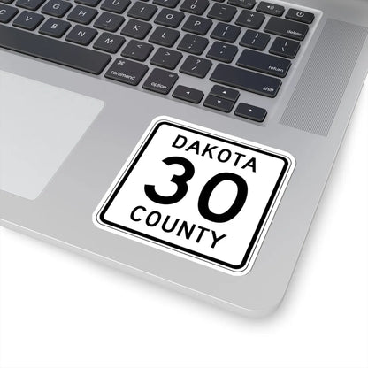 Dakota County 30 MN (Minnesota) (Road Sign) STICKER Vinyl Kiss-Cut Decal - The Sticker Space