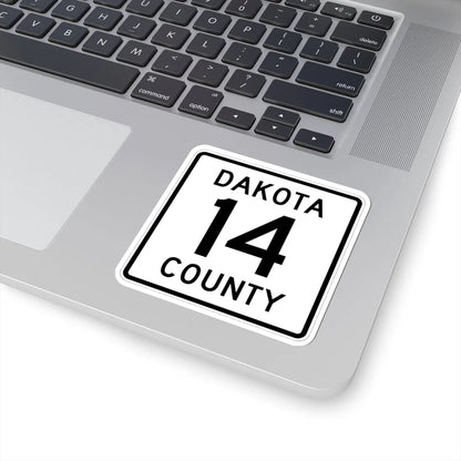 Dakota County Route 14 (Minnesota) (Road Sign) STICKER Vinyl Kiss-Cut Decal - The Sticker Space