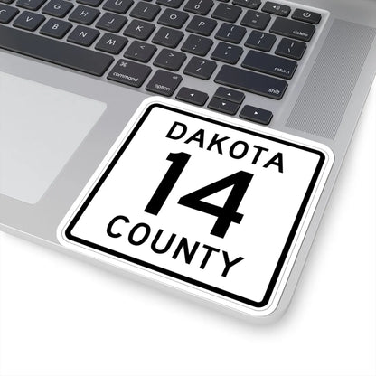 Dakota County Route 14 (Minnesota) (Road Sign) STICKER Vinyl Kiss-Cut Decal - The Sticker Space