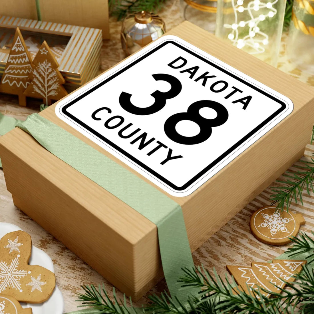 Dakota County Route 38 (Minnesota) (Road Sign) STICKER Vinyl Kiss-Cut Decal - The Sticker Space