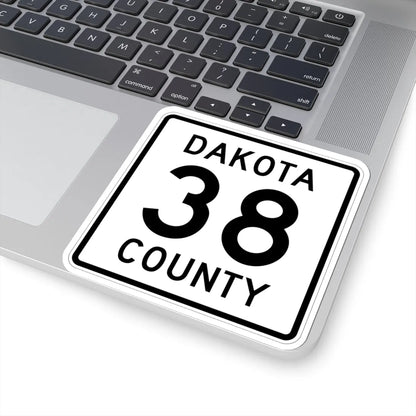 Dakota County Route 38 (Minnesota) (Road Sign) STICKER Vinyl Kiss-Cut Decal - The Sticker Space