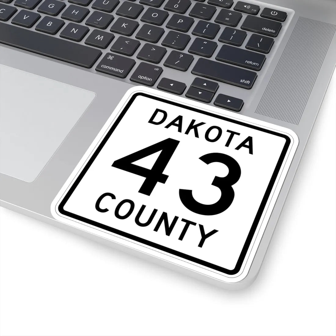 Dakota County Route 43 MN (Minnesota) (Road Sign) STICKER Vinyl Kiss-Cut Decal - The Sticker Space