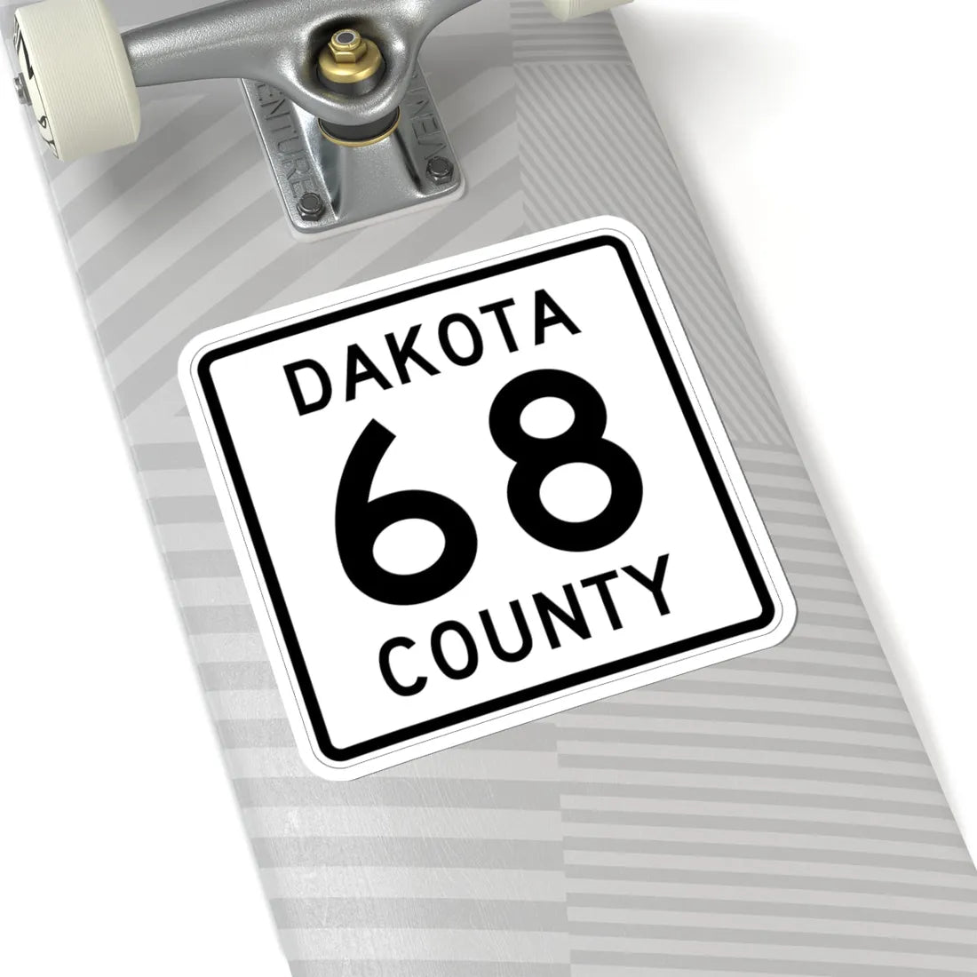 Dakota County Route 68 (Minnesota) (Road Sign) STICKER Vinyl Kiss-Cut Decal - The Sticker Space