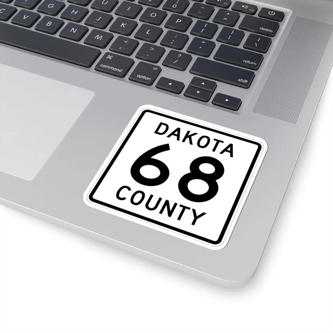 Dakota County Route 68 (Minnesota) (Road Sign) STICKER Vinyl Kiss-Cut Decal - The Sticker Space