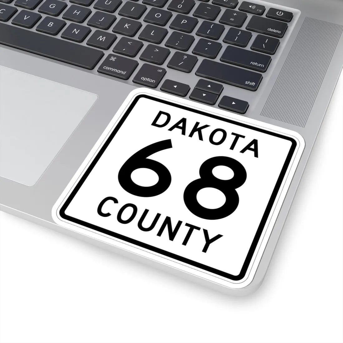 Dakota County Route 68 (Minnesota) (Road Sign) STICKER Vinyl Kiss-Cut Decal - The Sticker Space
