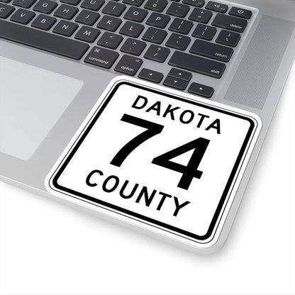Dakota County Route 74 MN (Minnesota) (Road Sign) STICKER Vinyl Kiss-Cut Decal - The Sticker Space