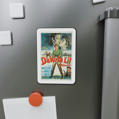 Dakota Lil 1950 Movie Poster Die-Cut Magnet-The Sticker Space