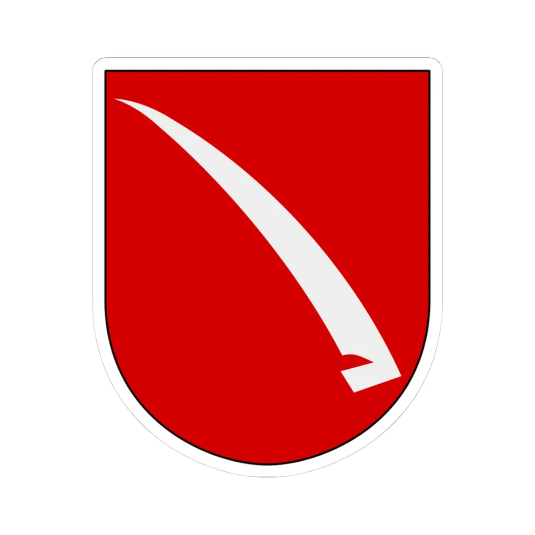 Dal vapen (Sweden) (Coat of Arms) STICKER Vinyl Kiss-Cut Decal 3 Inch White - The Sticker Space