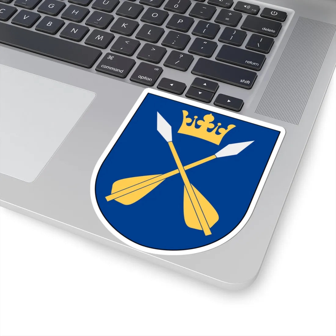 Dalarna vapen (Sweden) (Coat of Arms) STICKER Vinyl Kiss-Cut Decal - The Sticker Space