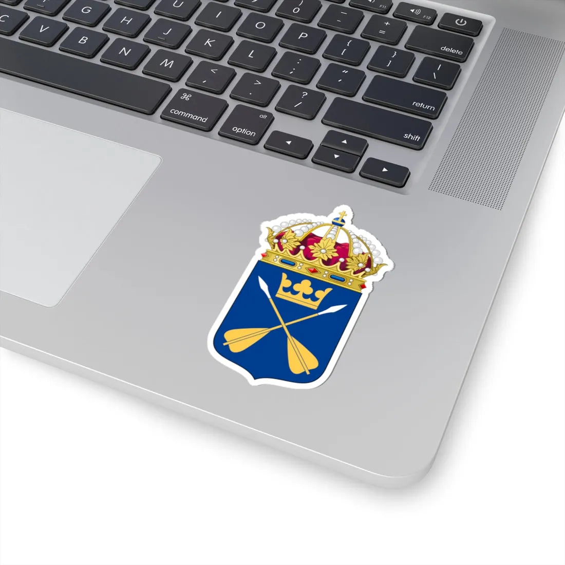 Dalarnas läns vapen (Sweden) (Coat of Arms) STICKER Vinyl Kiss-Cut Decal - The Sticker Space