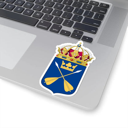 Dalarnas läns vapen (Sweden) (Coat of Arms) STICKER Vinyl Kiss-Cut Decal - The Sticker Space