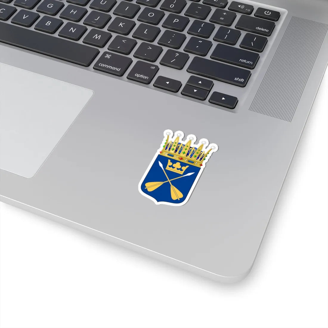 Dalarnas vapen crowned (Sweden) (Coat of Arms) STICKER Vinyl Kiss-Cut Decal - The Sticker Space