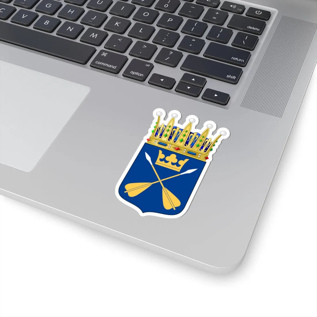 Dalarnas vapen crowned (Sweden) (Coat of Arms) STICKER Vinyl Kiss-Cut Decal - The Sticker Space