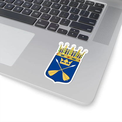 Dalarnas vapen crowned (Sweden) (Coat of Arms) STICKER Vinyl Kiss-Cut Decal - The Sticker Space
