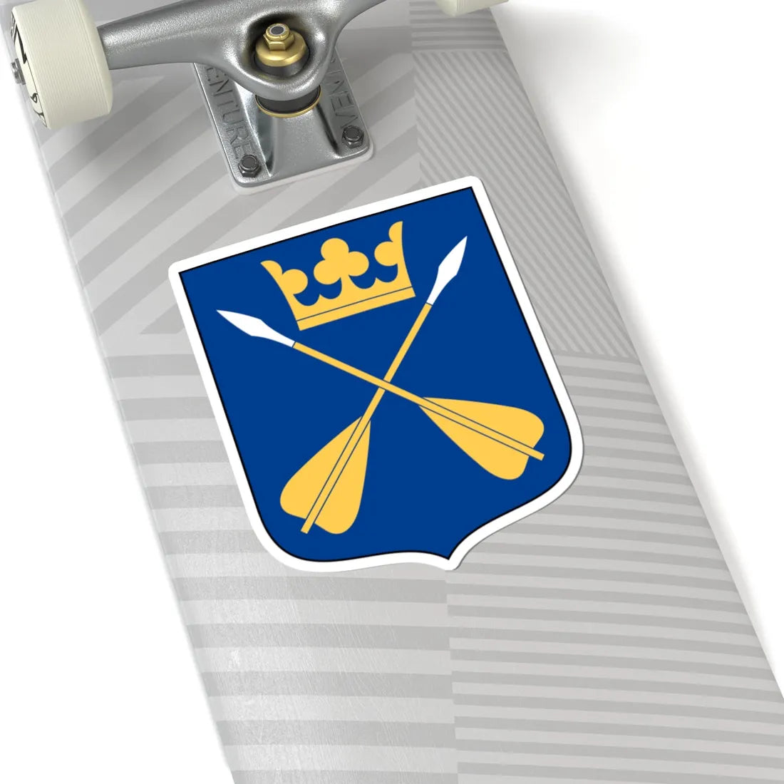 Dalarnas vapen (Sweden) (Coat of Arms) STICKER Vinyl Kiss-Cut Decal - The Sticker Space