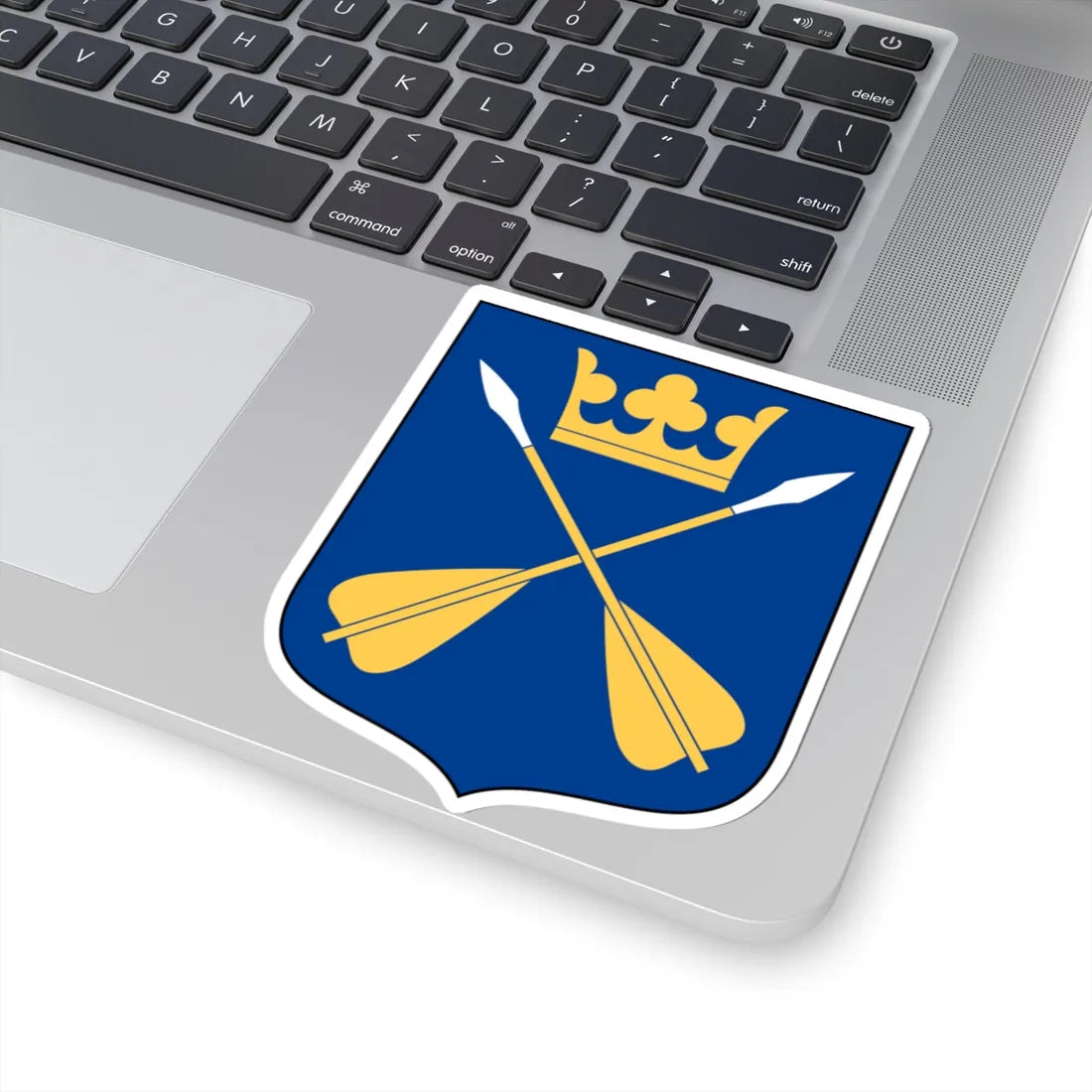 Dalarnas vapen (Sweden) (Coat of Arms) STICKER Vinyl Kiss-Cut Decal - The Sticker Space