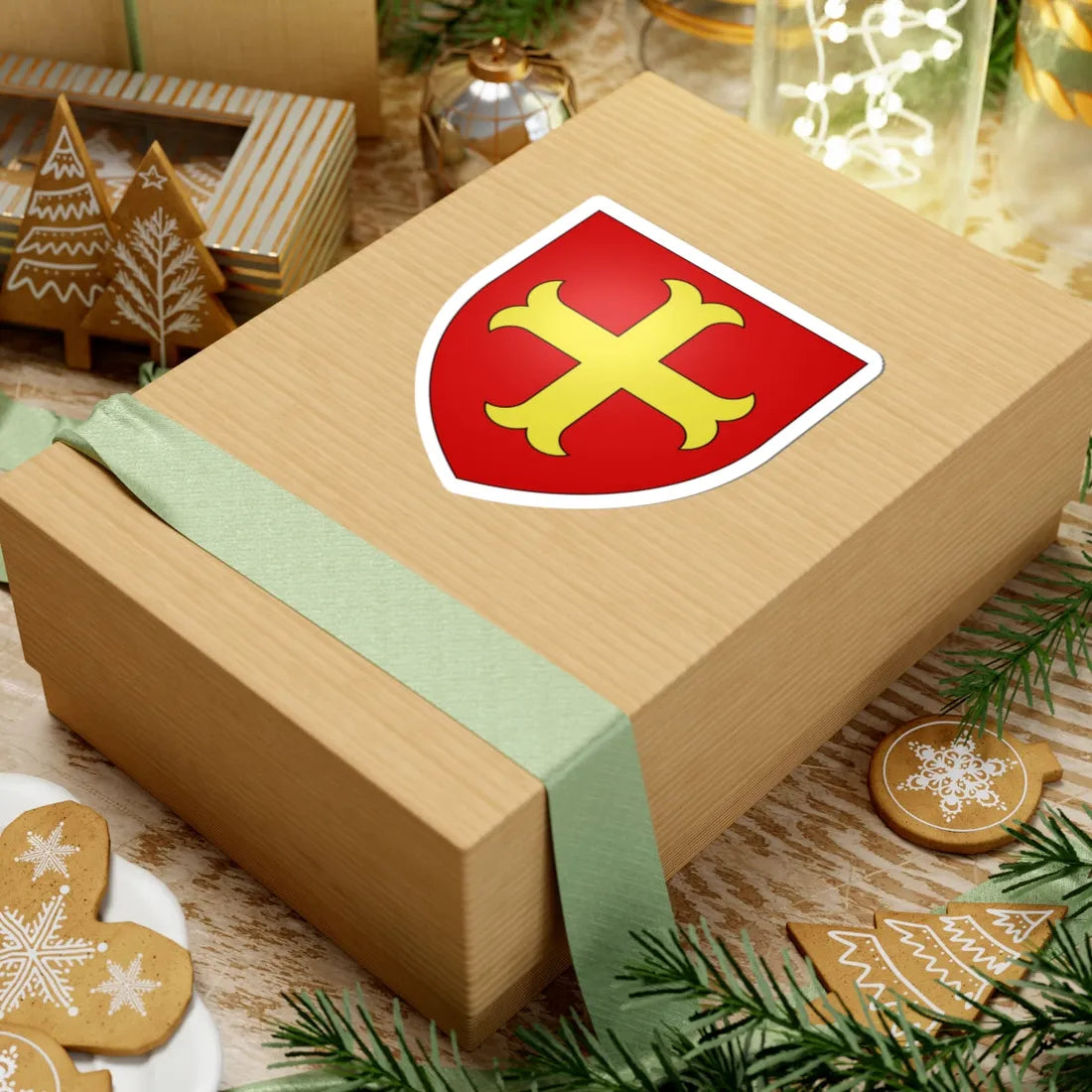 DAlbessard (France) (Coat of Arms) STICKER Vinyl Kiss-Cut Decal - The Sticker Space