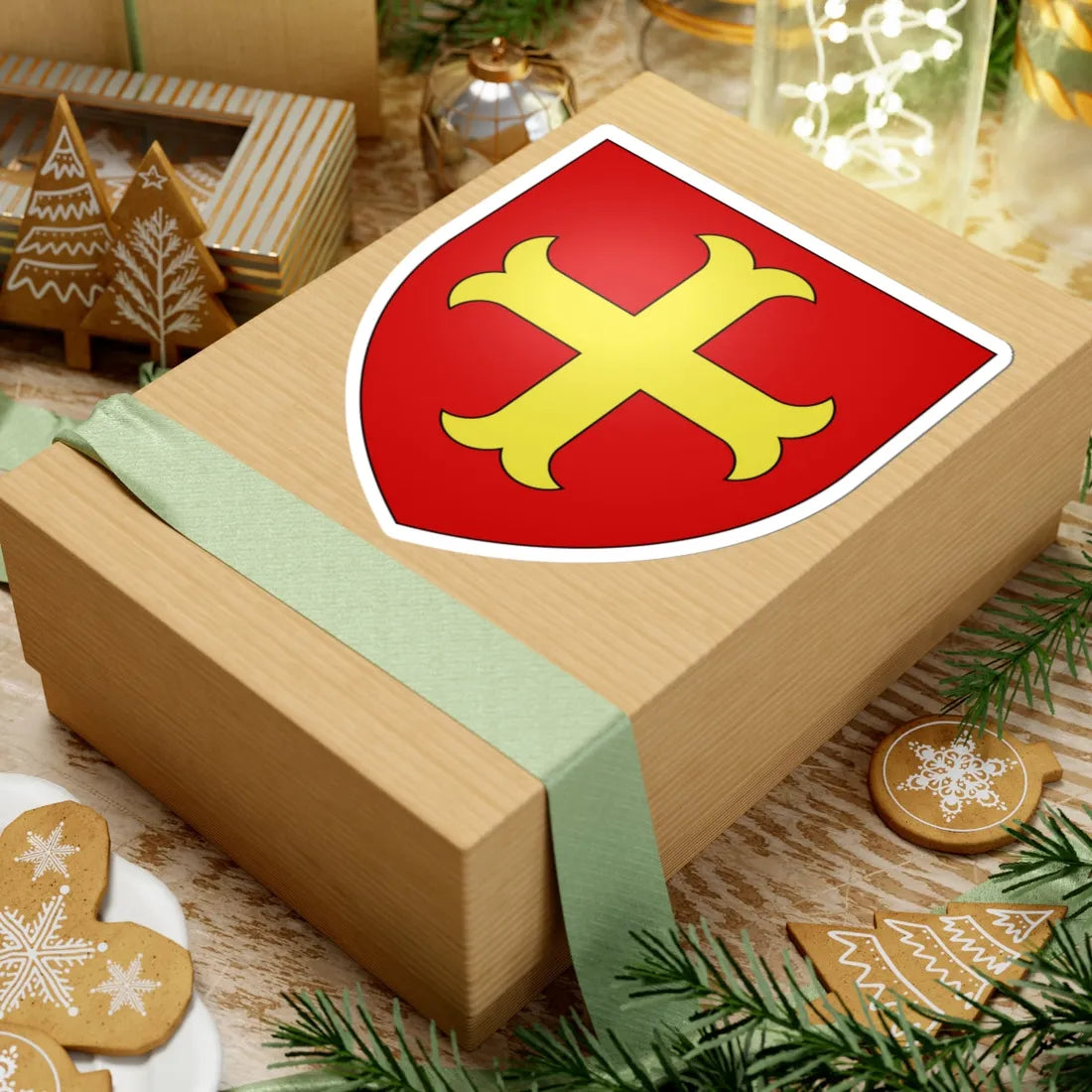 DAlbessard (France) (Coat of Arms) STICKER Vinyl Kiss-Cut Decal - The Sticker Space