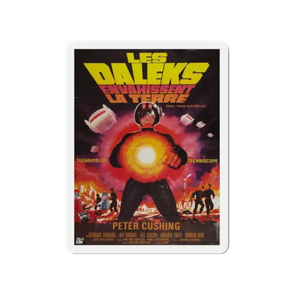 DALEKS INVASION EARTH 1966 Movie Poster - Refrigerator Magnet 4 Inch - The Sticker Space