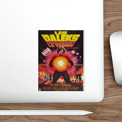 DALEKS INVASION EARTH 1966 Movie Poster STICKER Vinyl Die-Cut Decal-The Sticker Space