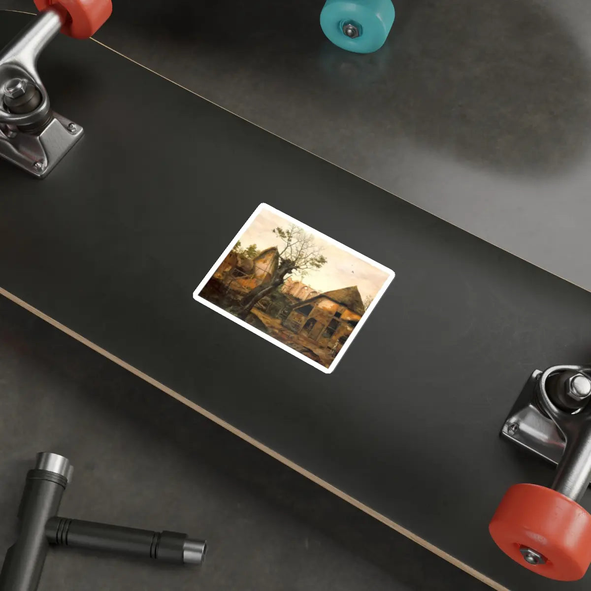 SKU:18836231418797772575 Sticker types:White Shape:Die-Cut Sizes:4" × 4"