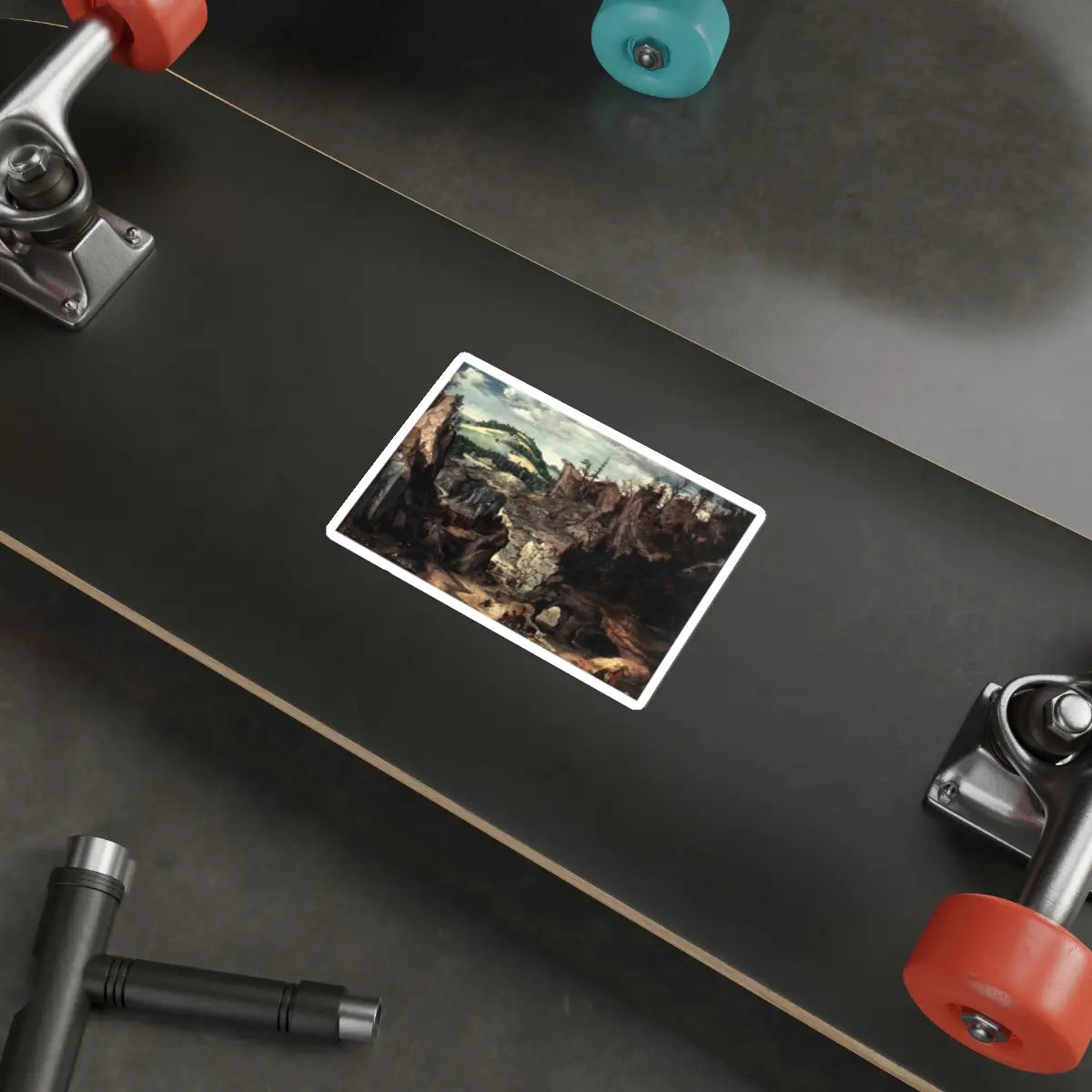 SKU:12935630110042480475 Sticker types:White Shape:Die-Cut Sizes:5" × 5"
